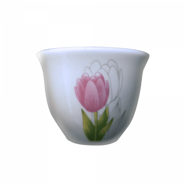 TAZAS PARA CAFÉ TULIPÁN SIN OREJAS 12 UNIDADES