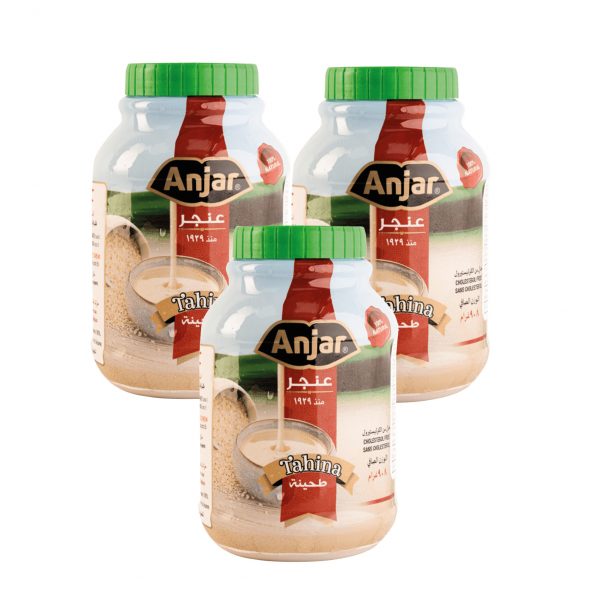 Pack 3 TAHINI / TAHINA / TAHINE ANJAR 908 gr c/u