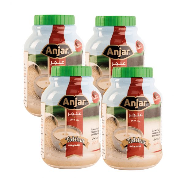 Pack 4 TAHINI / TAHINA / TAHINE ANJAR 908 gr c/u